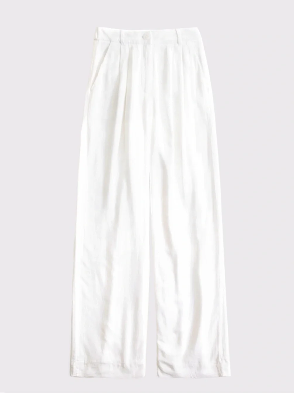 A&F Sloane Linen-Blend Tailored Wide Leg Pant